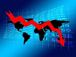 graph on global map