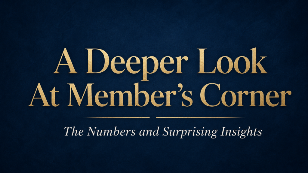 A Deeper Look At Member's Corner