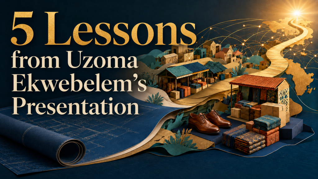 5 Lessons from Uzoma Ekwebelem Presentation cover image