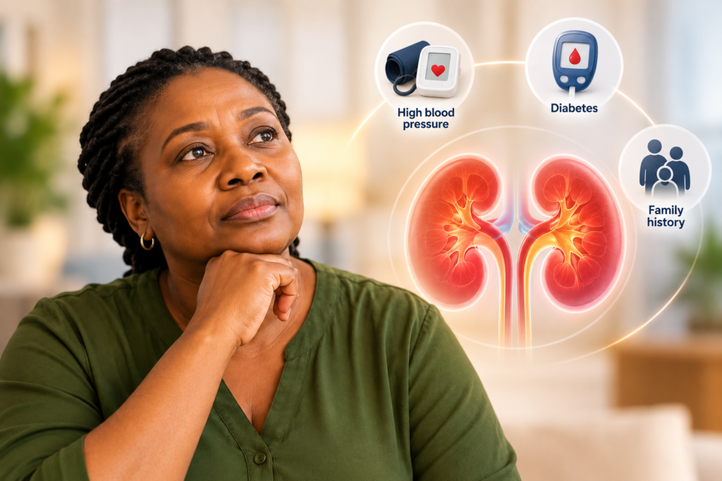 human kidney infographic image
