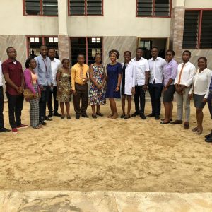picture of Dority staff and Abia State University medical students